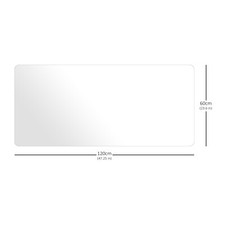 2mm Thick Clear Transparent Vinyl PVC Tablecloth Table Protector Plastic Cover