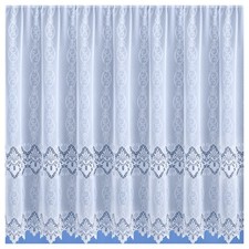 EVIE WHITE NET CURTAINS BASE DESIGN- ALL DROP SIZES (20" - 90) SOLD BY THE METRE