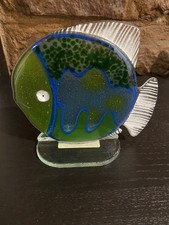 Nobile Glassware Ltd Fused Glass Oscar fish small 553 ornament gift Christmas 