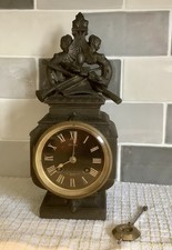 Antique Spelter / Bronzed ~ Black Forrest Style Japey Freres Clock~Restoration
