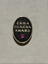 ERMA DUNCAN AWARD PIN - Marked