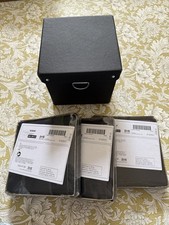 IKEA Nimm Black Storage Box with Lid 16.5X16.5X15CM New (5)
