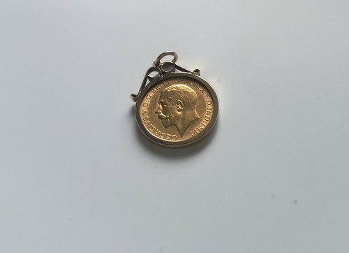 Gold half sovereign on - on, a