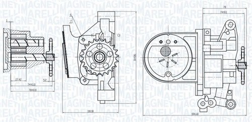 Oil pump and - , components