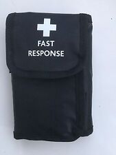 BLACK FAST RESPONSE WALLET KIT WITH BELT LOOP -FIRST AIDERS, SECURITY, PARAMEDIC