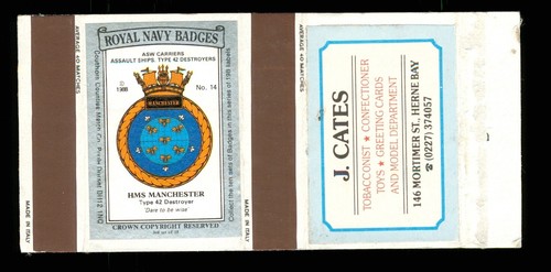 Matchbox royal navy crest - matchbox,