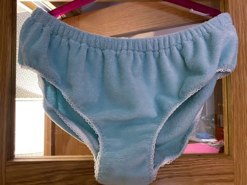 Handmade terry fleece blue