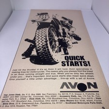 Avon Tires Vintage Print Ad