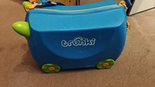 Trunki Kids Blue Ride-On Suitcase Travel Hand Luggage