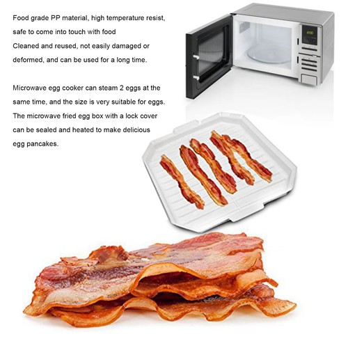 Microwave cooking set bacon - microwave,