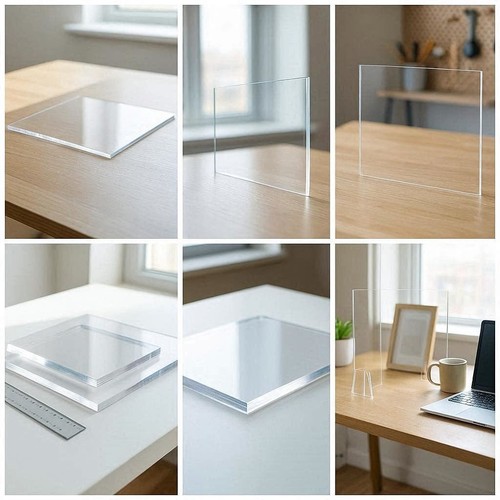 100 clear acrylic perspex - 100%,