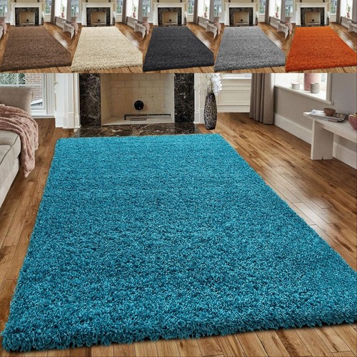Large thick shaggy rug - large,