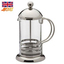 Stainless Steel Cafetiere French Press Filter Tea Coffee Plunger Machine 350ml