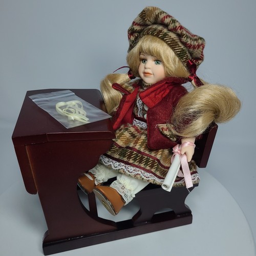 Vtg porcelain girl doll - vtg,