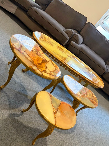 Set oval nesting - oval, tables
