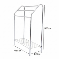 Chrome Floor Standing Towel