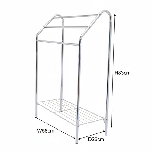 Chrome floor standing - chrome, towel