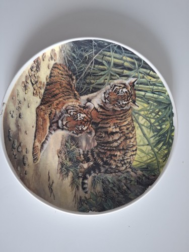 Decorative tiger plate - decorative,