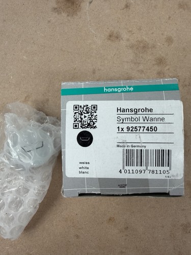 Hansgrohe symbol white single - white,