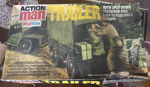 Palitoy action man - man, trailer