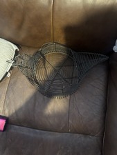 Vintage Chicken Wire Hen Egg Storage Basket Rustic Farmhouse Kitchen