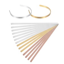 Bracelet Blanks 1/4 x 6inch, 16Pcs Bangle Blanks Cuff Bracelet Blanks