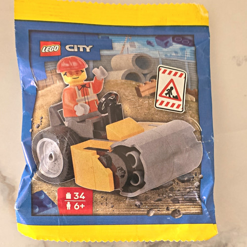Lego city l0002225 road roller - city,
