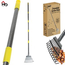 Garden Rake Adjustable Metal