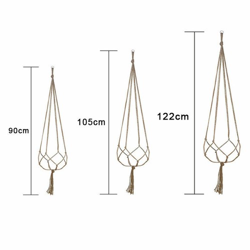Macrame jute plant - macrame, hanger
