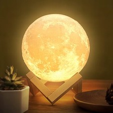 3D Moon Night Light  Romantic