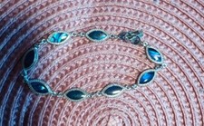 Blue Multicoloured Silver Costume Jewellery