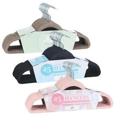 25 Velvet Coat Hangers