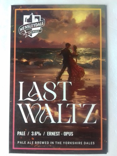 Wensleydale brewery pump clip - brewery,