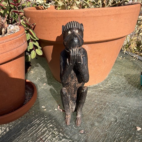 Vintage hand carved african - hand,