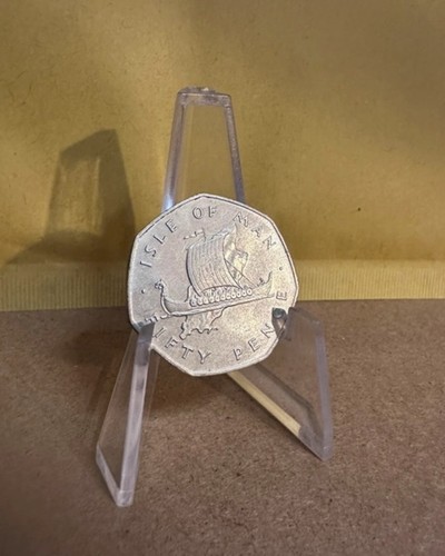 1971 isle man 50p fifty - isle,