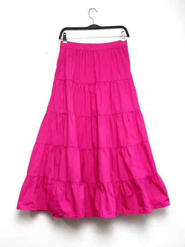 Boden pink tiered maxi skirt - pink,
