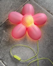 Ikea Smila Blomma Pink Flower Wall Light Lamp Childrens Bedroom Nursery Night