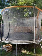 Family Size Trampoline With a Height Of 2.5m, Comes With A Ladder as well.