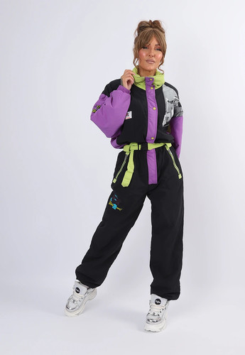 Vintage ski suit golden - ski,