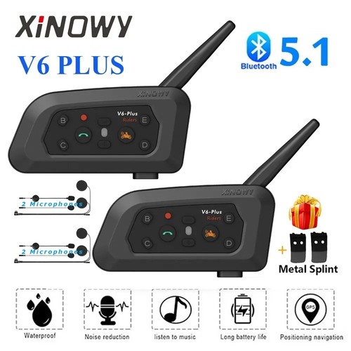 Pro motorcycle intercom - 1x, v6