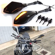 Gloss Motorcycle LED Mirrors