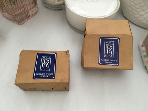 Vintage rolls royce parts box - royce,
