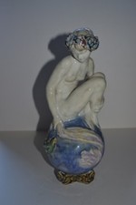 Doulton Lambeth Art Nouveau Very Rare figure "Bather"  by John Broad c.1912
