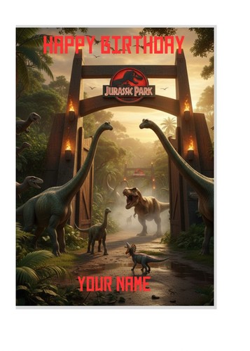 Jurassic park themed - jurassic, birthday