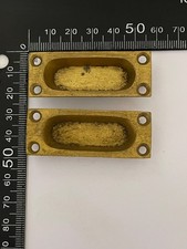 Pair Solid Brass Small