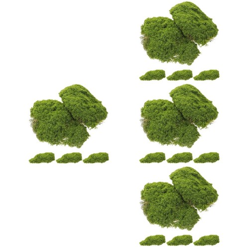 Reusable green faux - green, moss