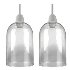 Industrial Clear Glass Pendant