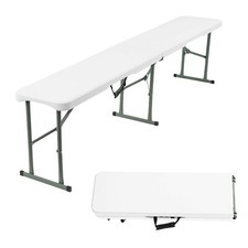 6ft plastic folding bench - plastic,