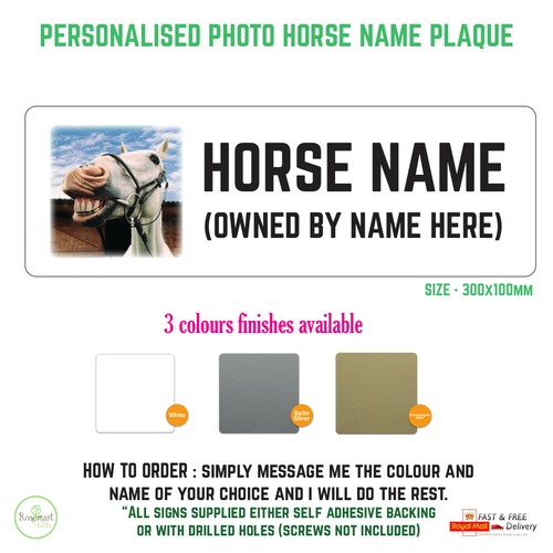 Personalised stable door sign - personalised,