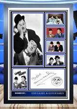 337) laurel & hardy signed a4